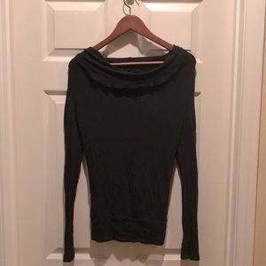 French Connection drapery, cowl neck wool sweater